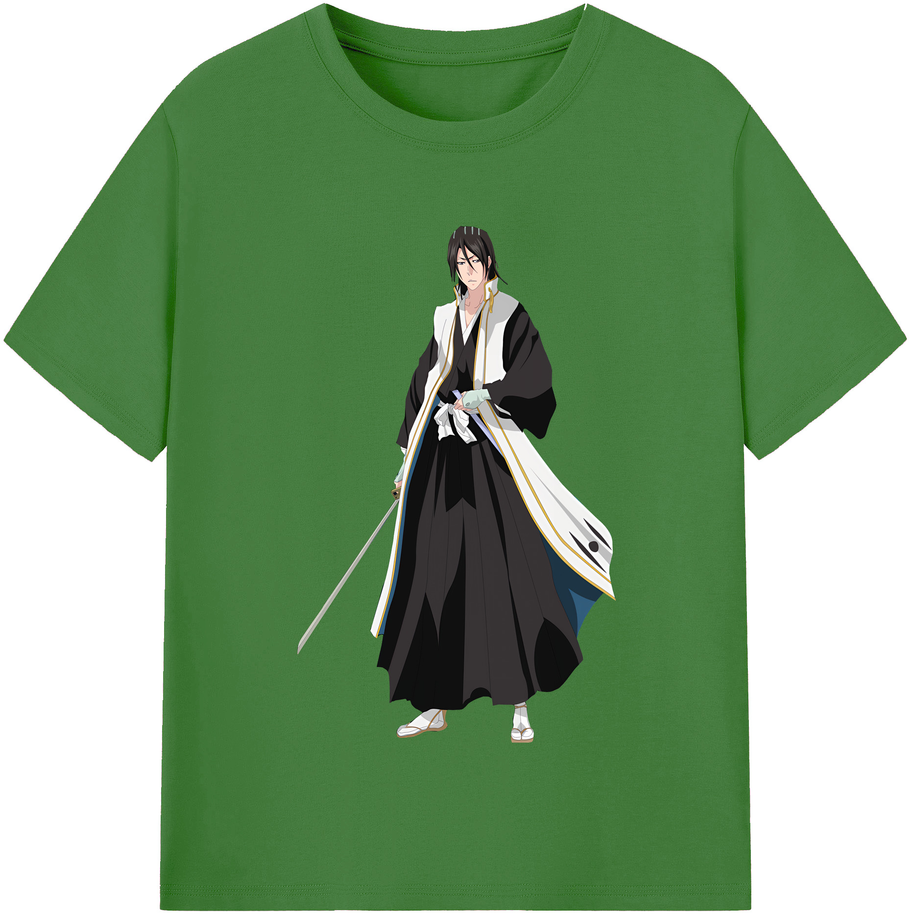 （画像用） ブリーチ くちき びゃくや BLEACH Kuchiki Byakuya レディースカジュアルプリントTシャツ（綿100％）